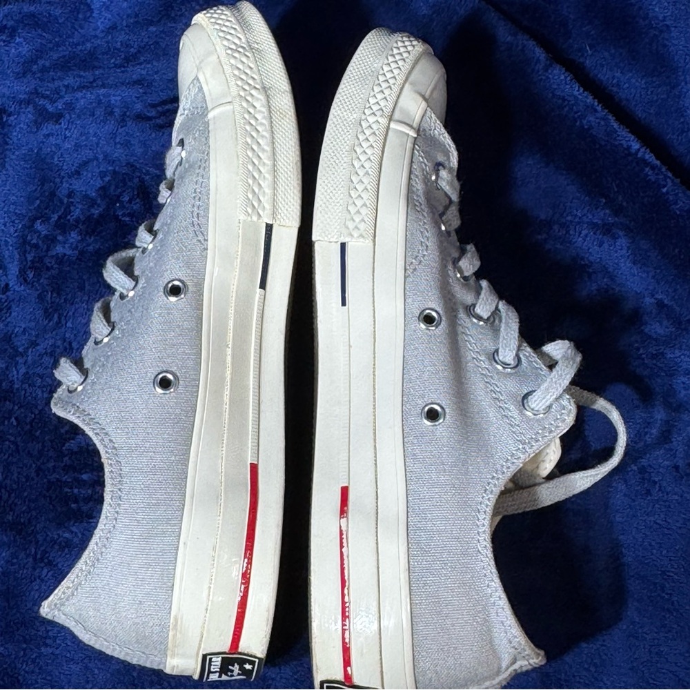 Converse Allstar Chuck Taylor Men’s 7 Women’s 9 Gray Heritage Court Sneakers - Picture 8 of 10